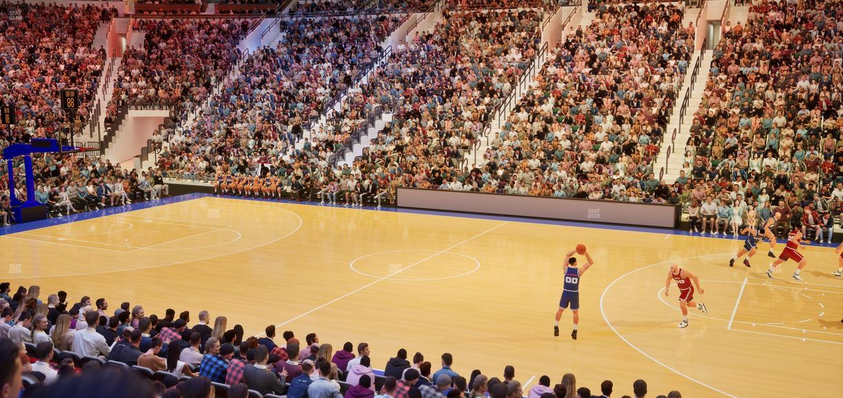 Xfinity Mobile Arena - Section 114 Seat View