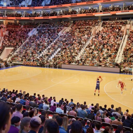 Xfinity Mobile Arena - Section 114 Seat View