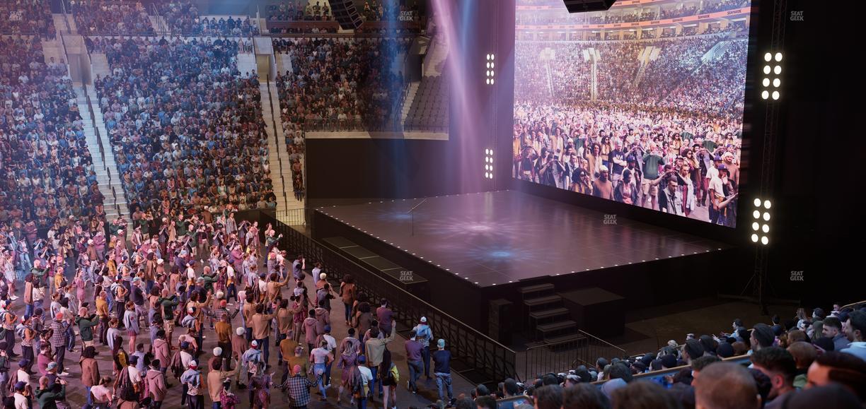 Xfinity Mobile Arena - Section 114 Seat View