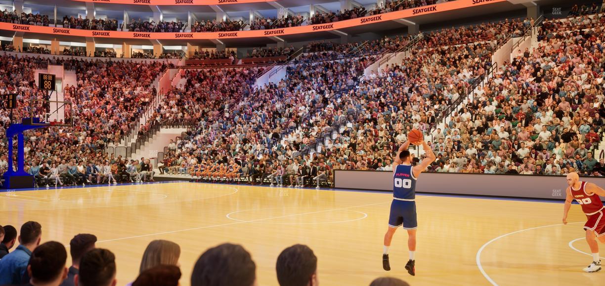 Xfinity Mobile Arena - Section 114 Seat View