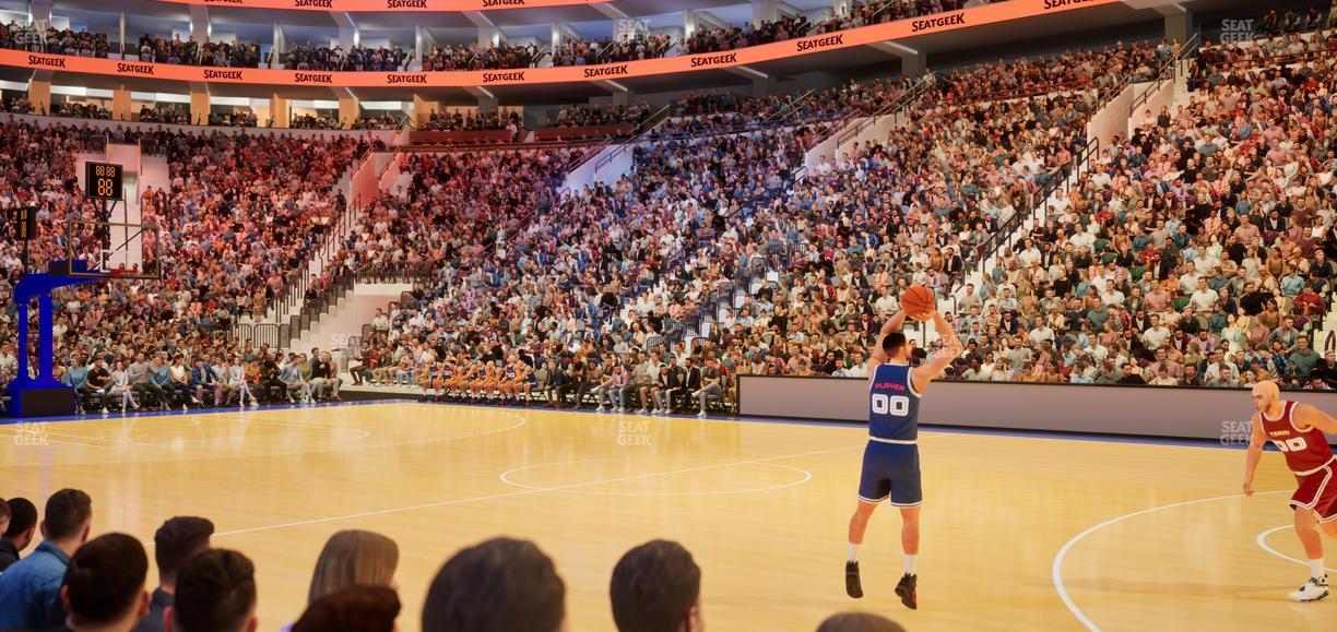 Xfinity Mobile Arena - Section 114 Seat View