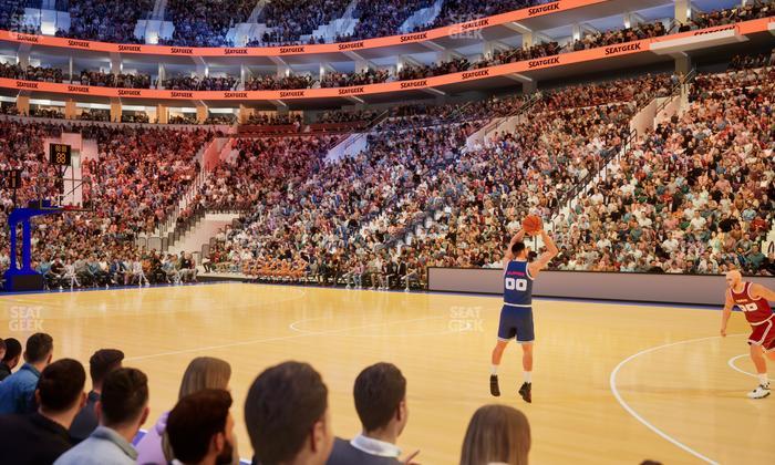 Xfinity Mobile Arena - Section 114 Seat View