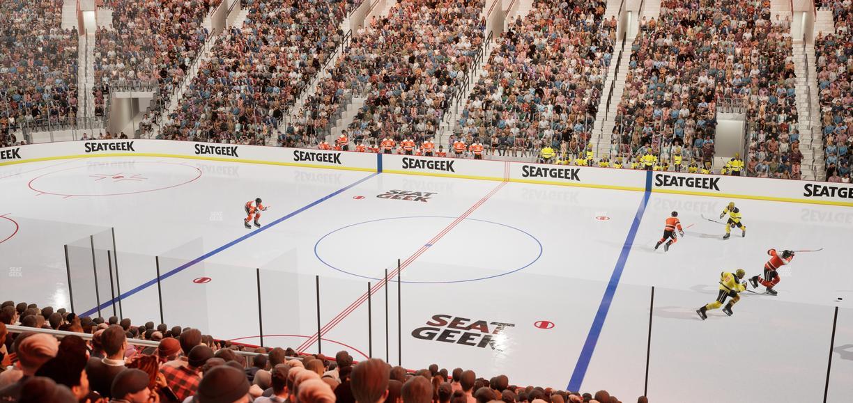 Xfinity Mobile Arena - Section 114 Seat View