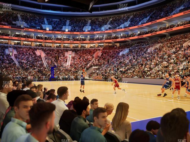 Xfinity Mobile Arena - Section 115 Seat View