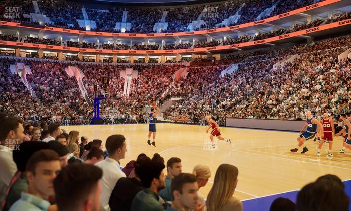 Xfinity Mobile Arena - Section 115 Seat View