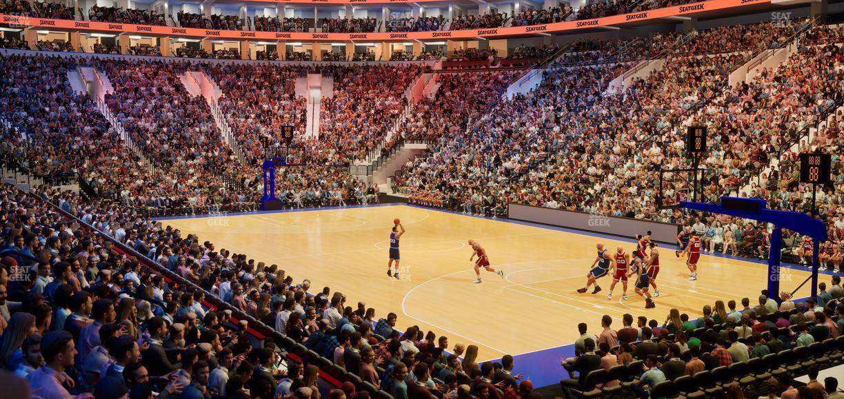 Xfinity Mobile Arena - Section 116 Seat View