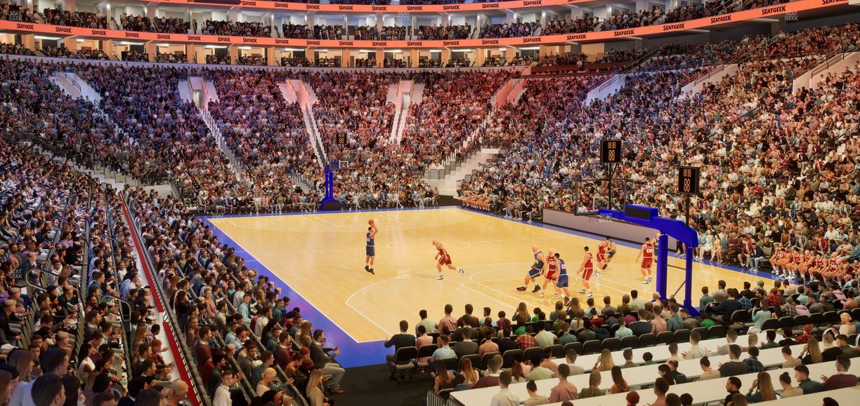 Xfinity Mobile Arena - Section 117 Seat View