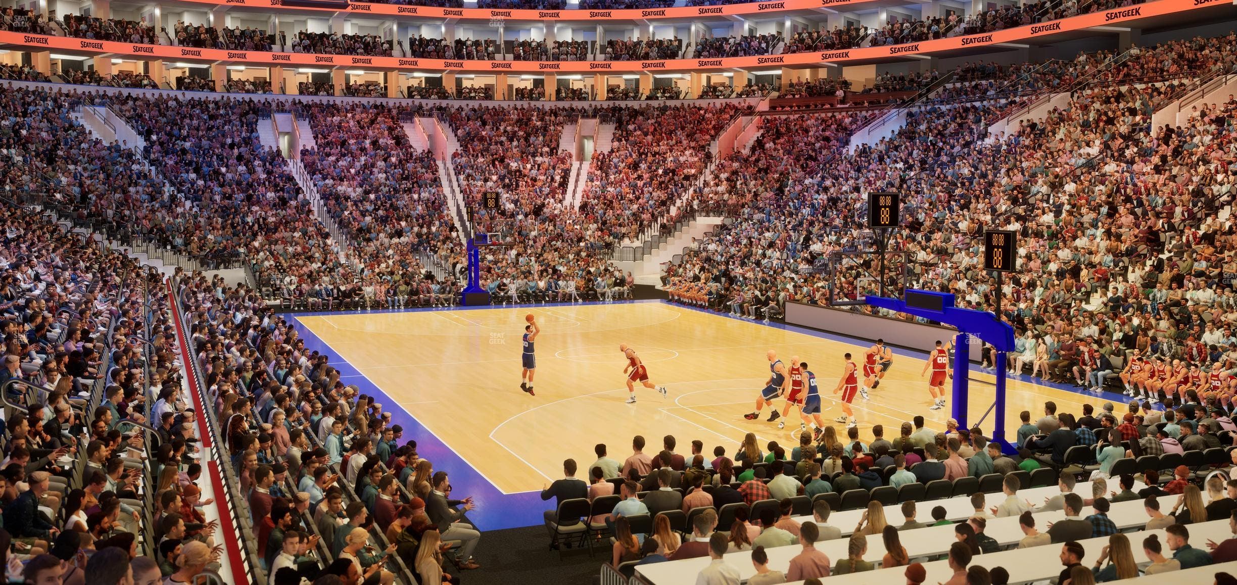 Xfinity Mobile Arena - Section 117 Seat View