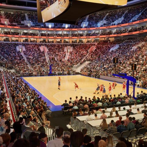 Xfinity Mobile Arena - Section 117 Seat View