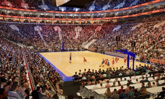 Xfinity Mobile Arena - Section 117 Seat View