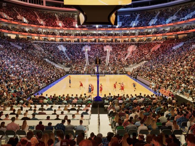 Xfinity Mobile Arena - Section 119 Seat View