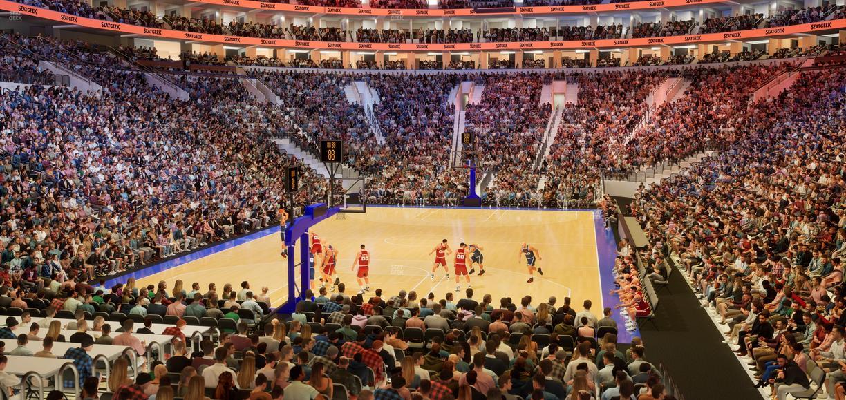 Xfinity Mobile Arena - Section 120 Seat View