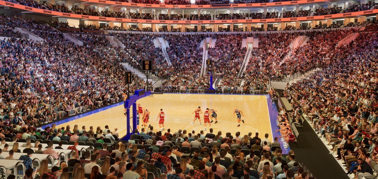Xfinity Mobile Arena - Section 120 Seat View