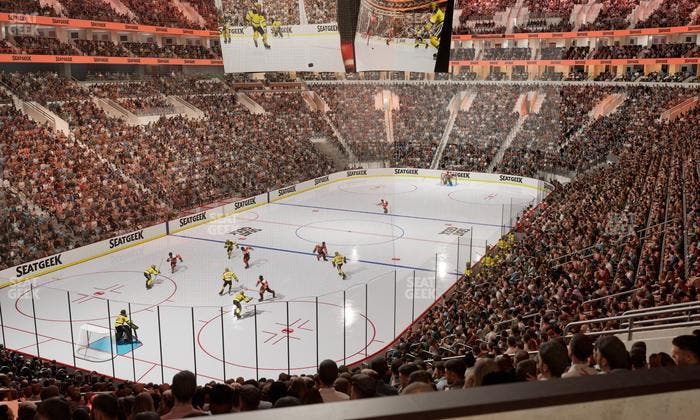 Xfinity Mobile Arena - Section 121 A Seat View