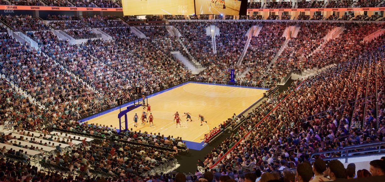 Xfinity Mobile Arena - Section 121 A Seat View