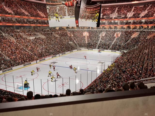 Xfinity Mobile Arena - Section 121 A Seat View