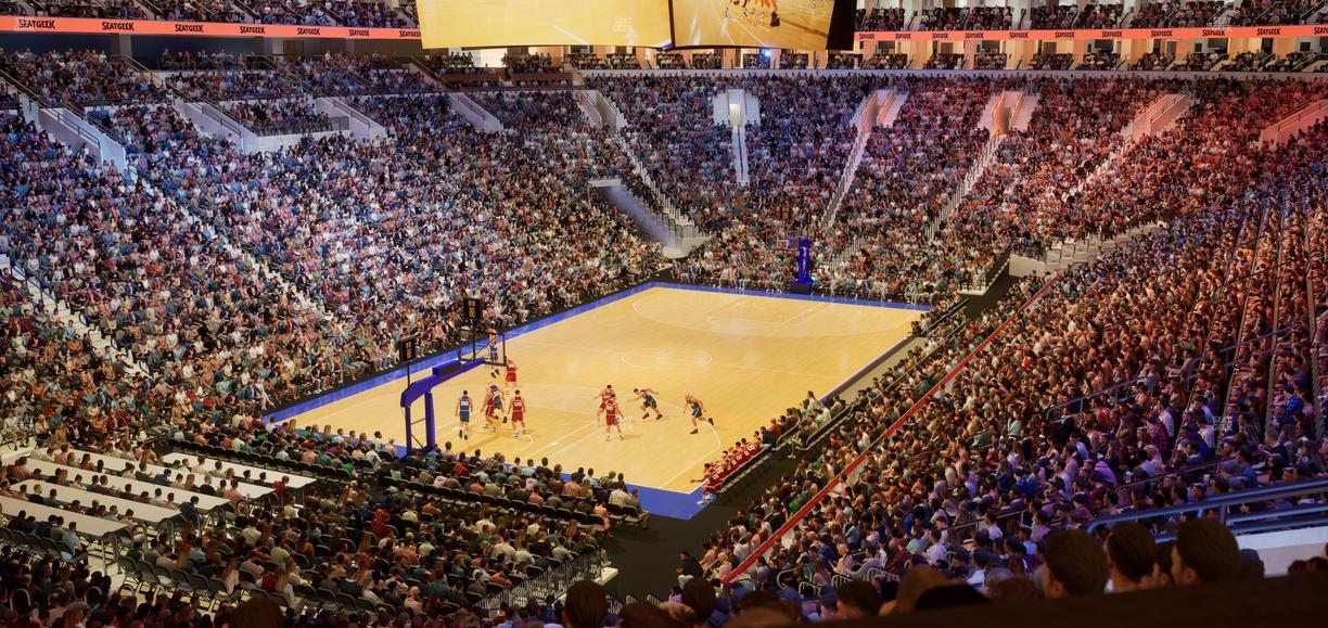 Xfinity Mobile Arena - Section 121 A Seat View