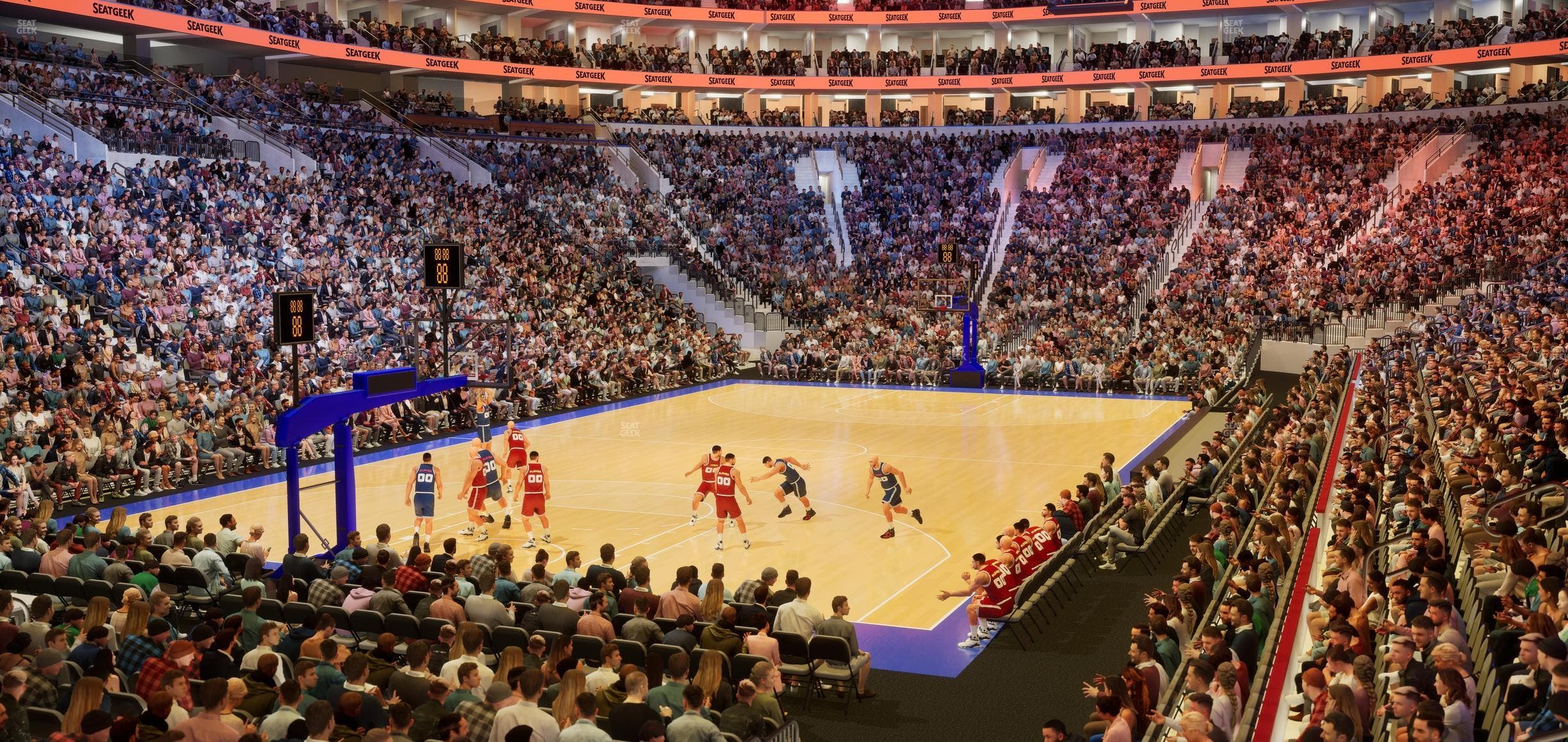 Xfinity Mobile Arena - Section 121 Seat View