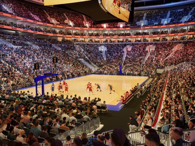 Xfinity Mobile Arena - Section 121 Seat View