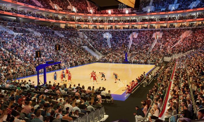 Xfinity Mobile Arena - Section 121 Seat View