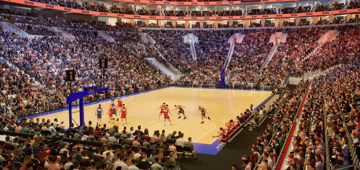 Xfinity Mobile Arena - Section 121 Seat View