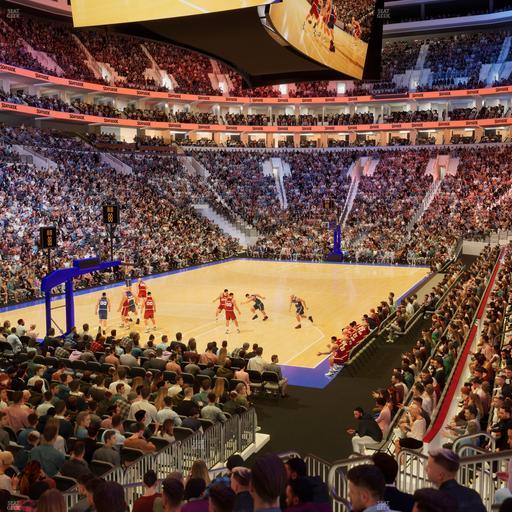 Xfinity Mobile Arena - Section 121 Seat View