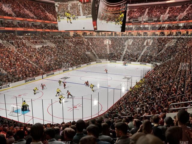 Xfinity Mobile Arena - Section 121 Seat View