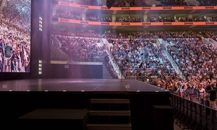Xfinity Mobile Arena - Section 122 Seat View