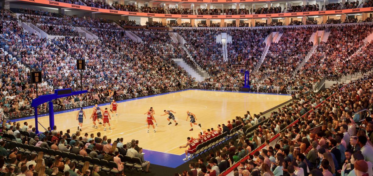 Xfinity Mobile Arena - Section 122 Seat View