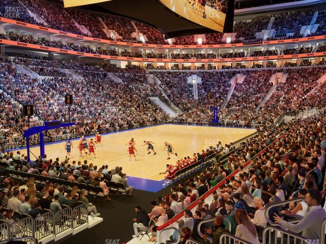 Xfinity Mobile Arena - Section 122 Seat View