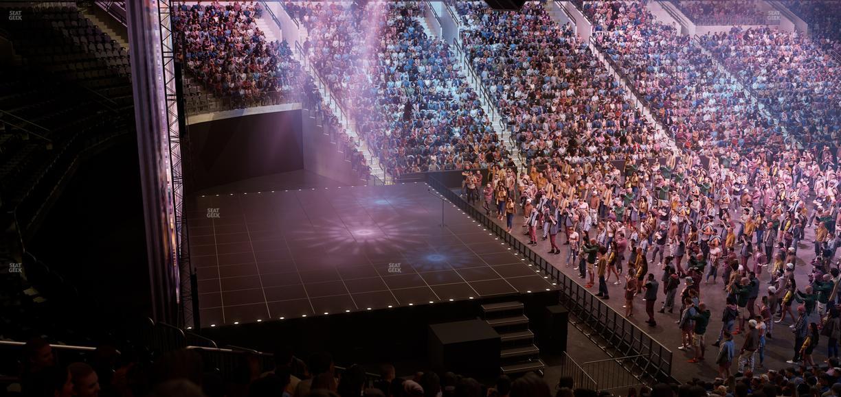 Xfinity Mobile Arena - Section 122 Seat View
