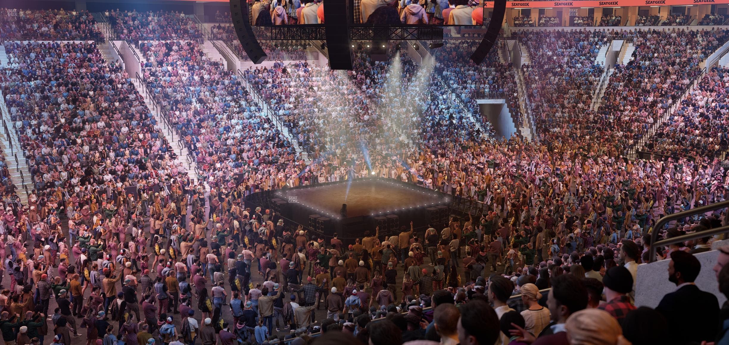 Xfinity Mobile Arena - Section 123 Seat View