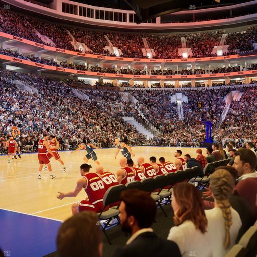 Xfinity Mobile Arena - Section 123 Seat View
