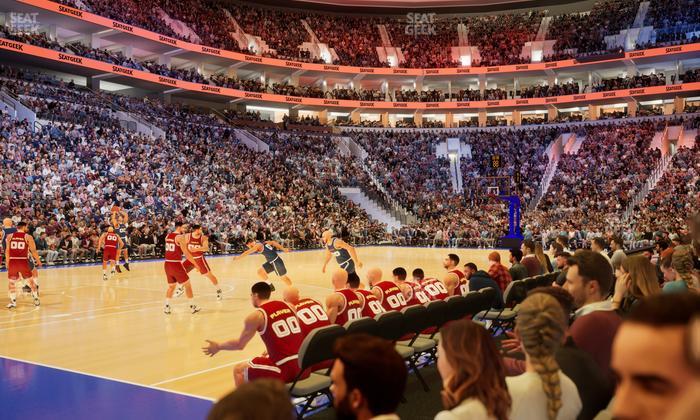 Xfinity Mobile Arena - Section 123 Seat View