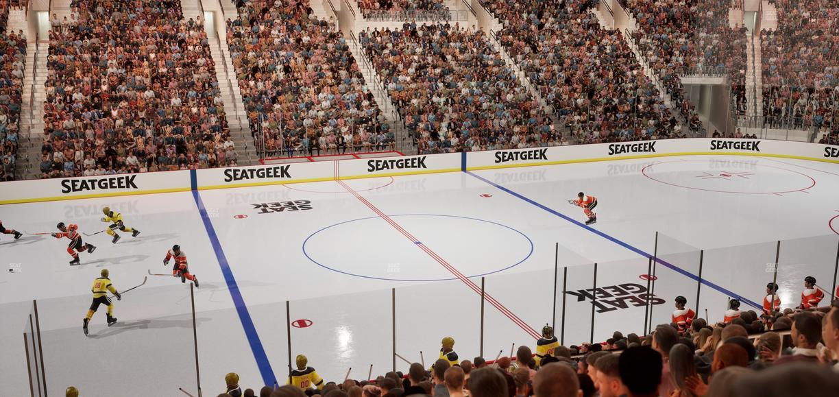 Xfinity Mobile Arena - Section 124 Seat View