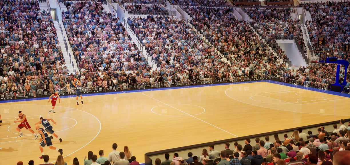 Xfinity Mobile Arena - Section 124 Seat View