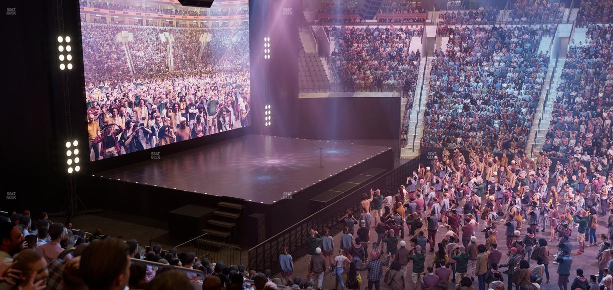 Xfinity Mobile Arena - Section 124 Seat View