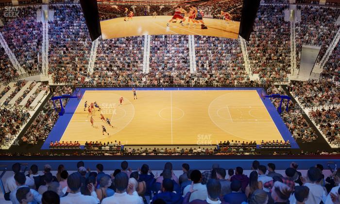 Xfinity Mobile Arena - Section 201 Seat View