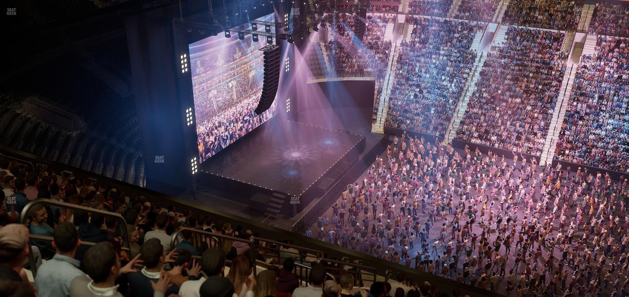 Xfinity Mobile Arena - Section 201 Seat View