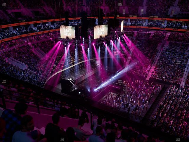 Xfinity Mobile Arena - Section 201 Seat View