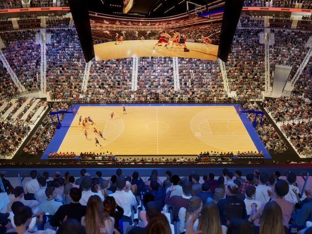 Xfinity Mobile Arena - Section 201 Seat View