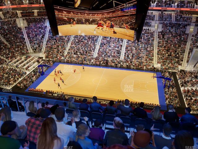 Xfinity Mobile Arena - Section 202 Seat View