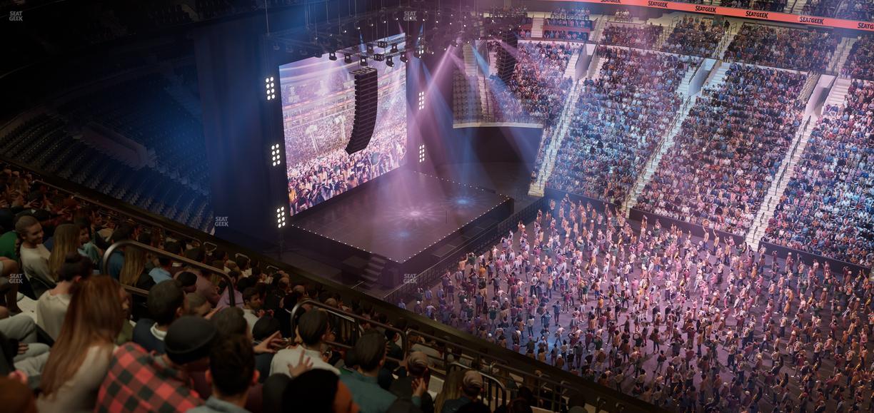 Xfinity Mobile Arena - Section 202 Seat View