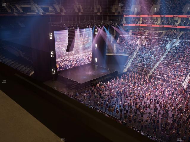 Xfinity Mobile Arena - Section 202 Seat View