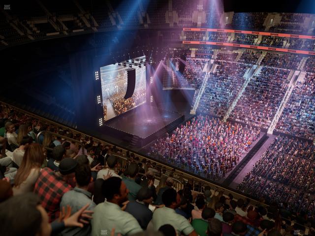 Xfinity Mobile Arena - Section 202 Seat View
