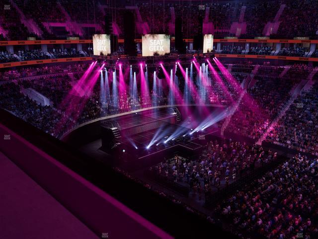 Xfinity Mobile Arena - Section 202 Seat View