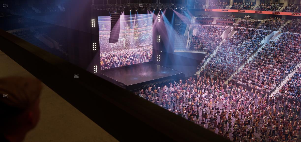 Xfinity Mobile Arena - Section 203 Seat View