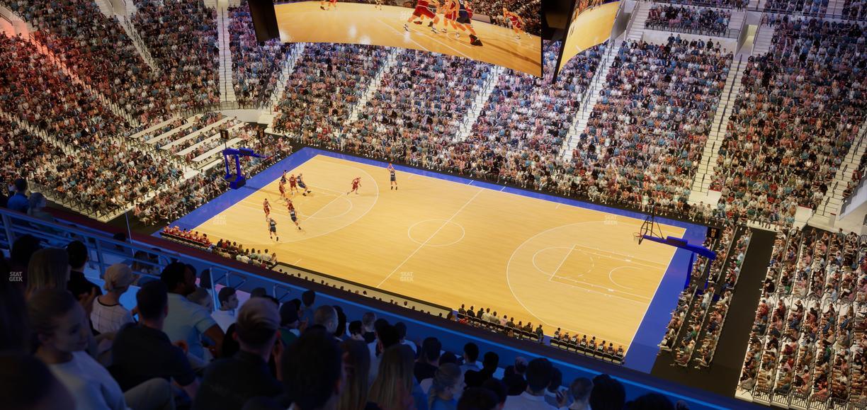 Xfinity Mobile Arena - Section 203 Seat View