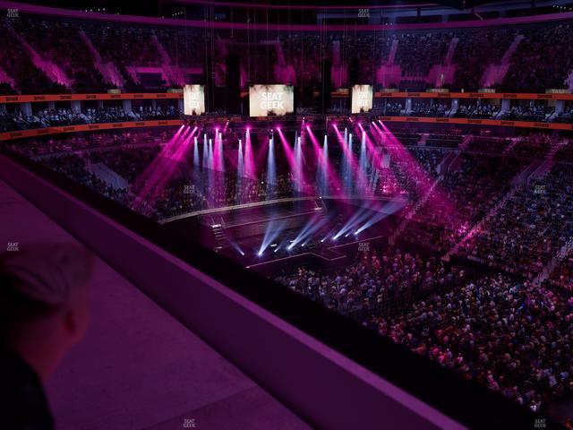 Xfinity Mobile Arena - Section 203 Seat View