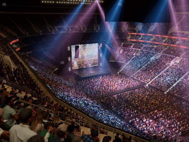Xfinity Mobile Arena - Section 204 A Seat View